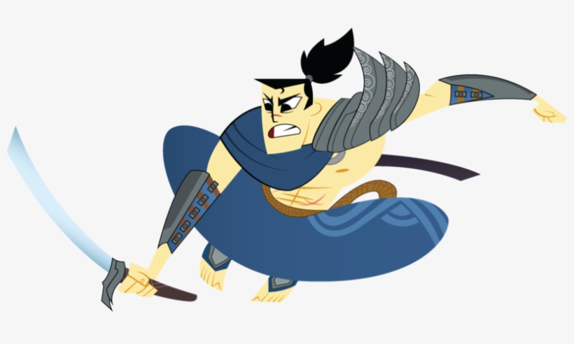 League Of Legends,лига Легенд,фэндомы,samurai Jack,yasuo,crossover - Samurai Jack Yasuo, transparent png #1798894