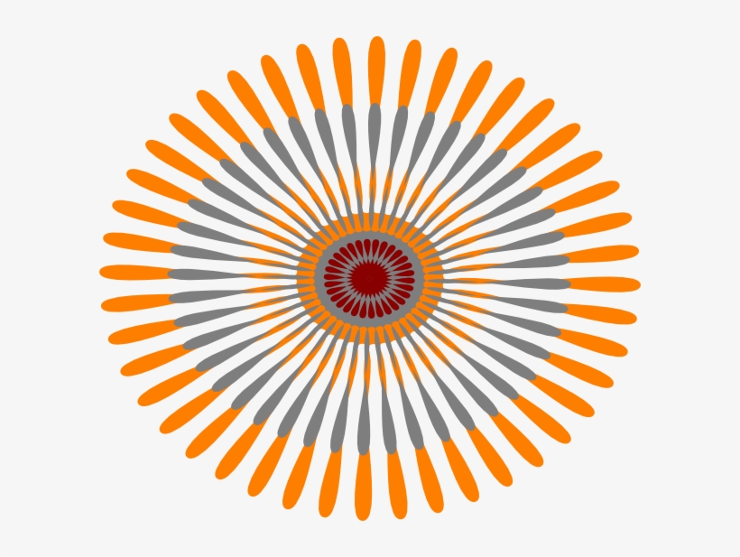 How To Set Use Star Flower Orange Clipart, transparent png #1799363