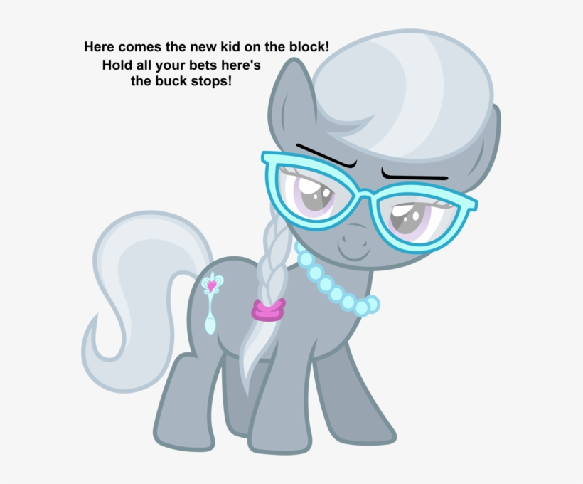 90sigma, Glasses, Naughty By Nature, Safe, Shane Mcmahon, - Mlp Silver Spoon Ref, transparent png #1799420