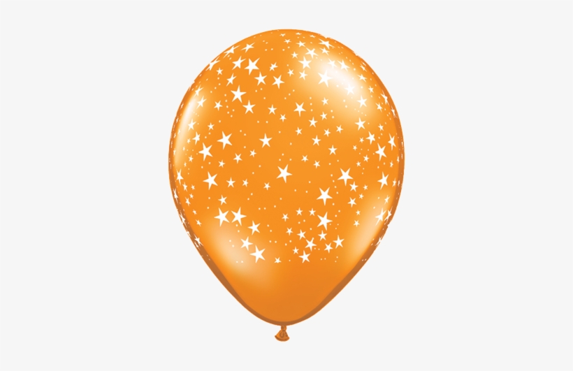 Orange Star A Round - Qualatex Jewel Assortment Stars Around, transparent png #1799469