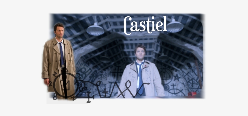 Supernatural Makeup - Castiel - " - Castiel Supernatural, transparent png #1799920