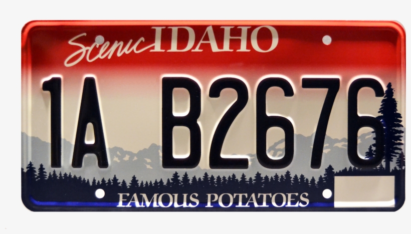 1a B2676 Prop Plate Television Memorabilia From Supernatural - Idaho License Plate 12x 6 Printed On Metal Wall Decor, transparent png #1799927