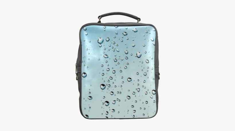 Raindrops Square Backpack - Water, transparent png #180190