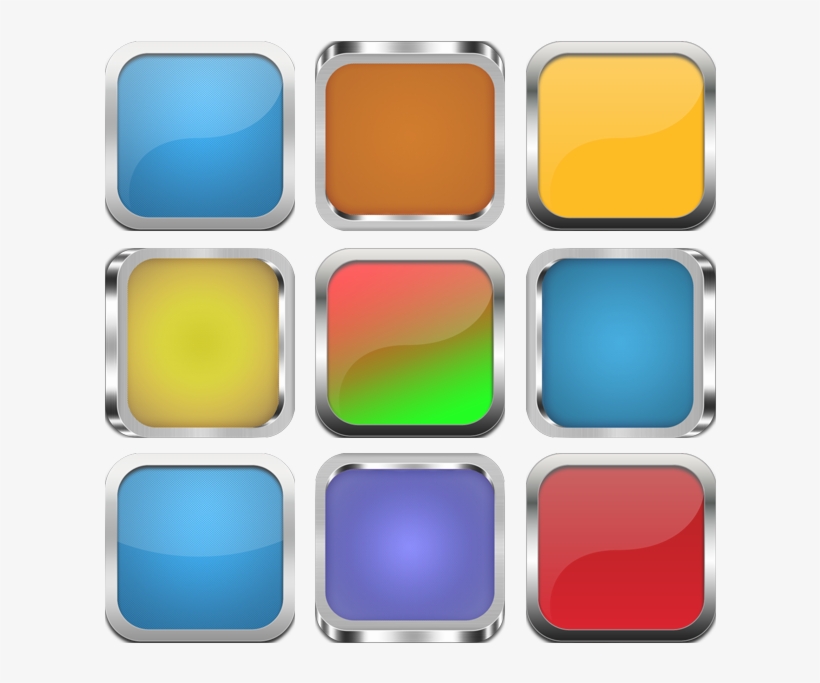 Click Here To Download Social Media Icon Framed Backgrounds - Orange, transparent png #180318