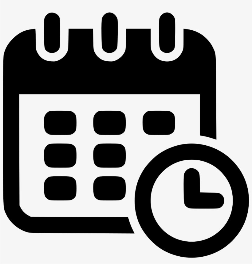 Calendar Clock Comments - Time And Date Icon Png, transparent png #180664