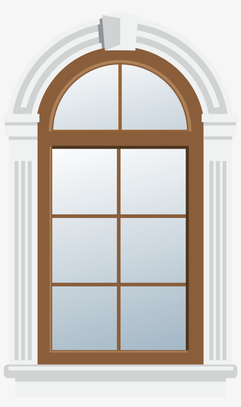 Arch Window Png Clip Art - Arch Window Png, transparent png #180737