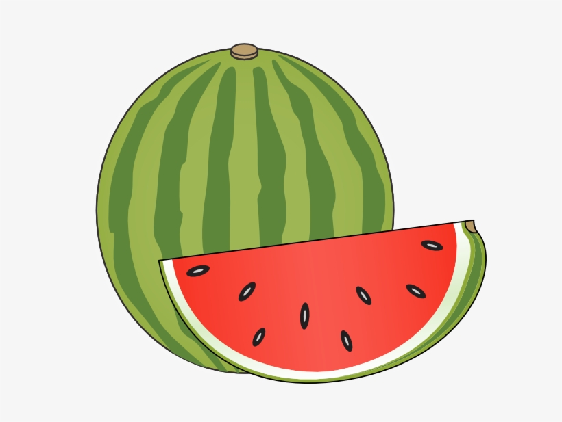 Watermelon Clip Art At Clker - Clipart Picture Of Watermelon, transparent png #180859
