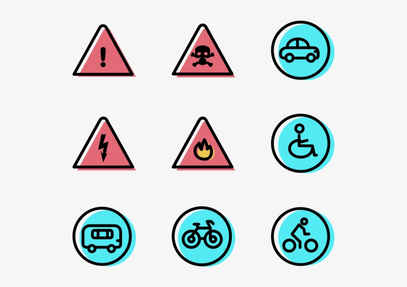 Traffic Signs Collection - Portable Network Graphics, transparent png #180956