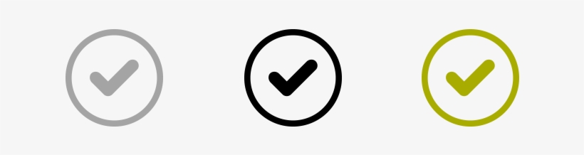 Check-mark - Circle, transparent png #181408