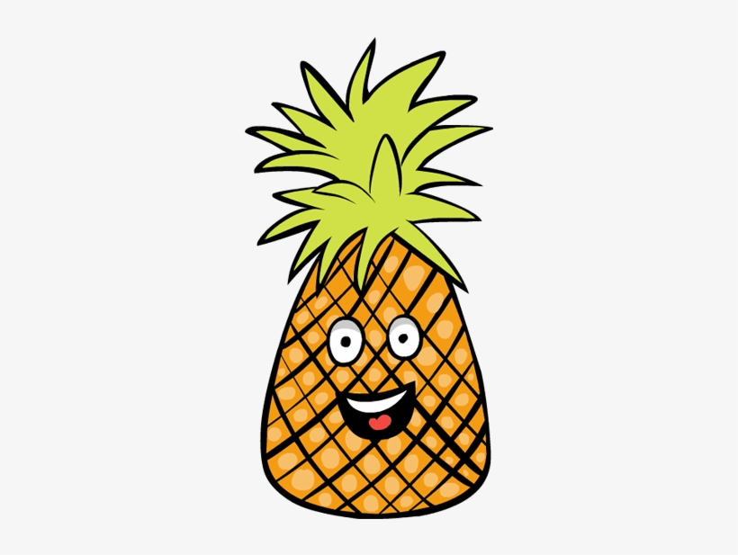 Fruit Clipart Pineapple - Clip Art, transparent png #181676