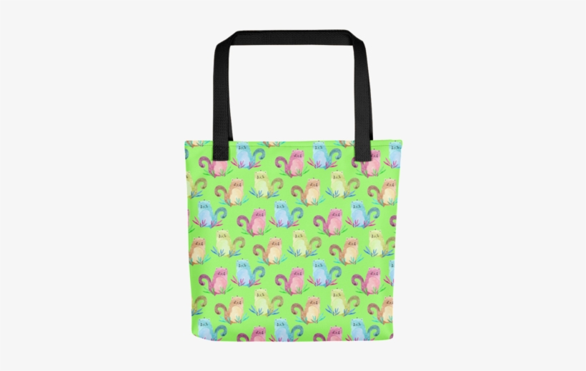 Watercolor Cats - Circus Series: Elephant Handstand Tote Bag, transparent png #181677