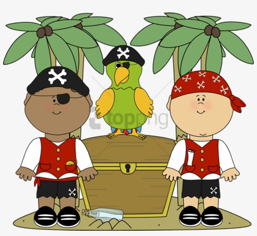 Image Royalty Free Clip Art Images Pirates With Parrot - Cute Pirate Clip Art, transparent png #181972