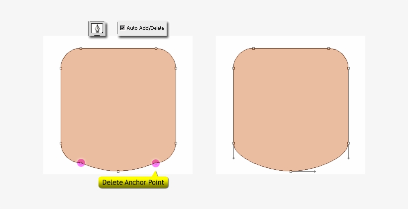 Release The “cmd/ctrl” And Delete Two Anchor Points - Circle, transparent png #181998