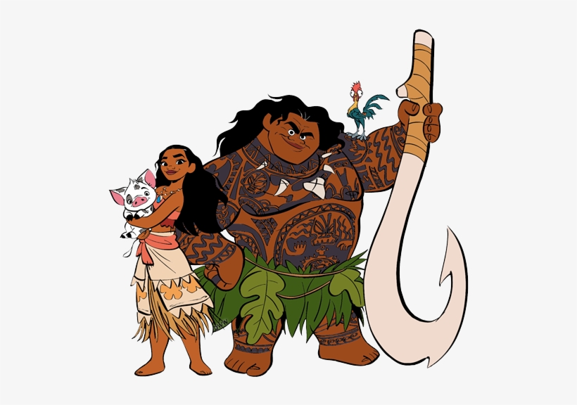 Disney Vector Moana Moana And Maui Clipart Free Transparent Png Download Pngkey