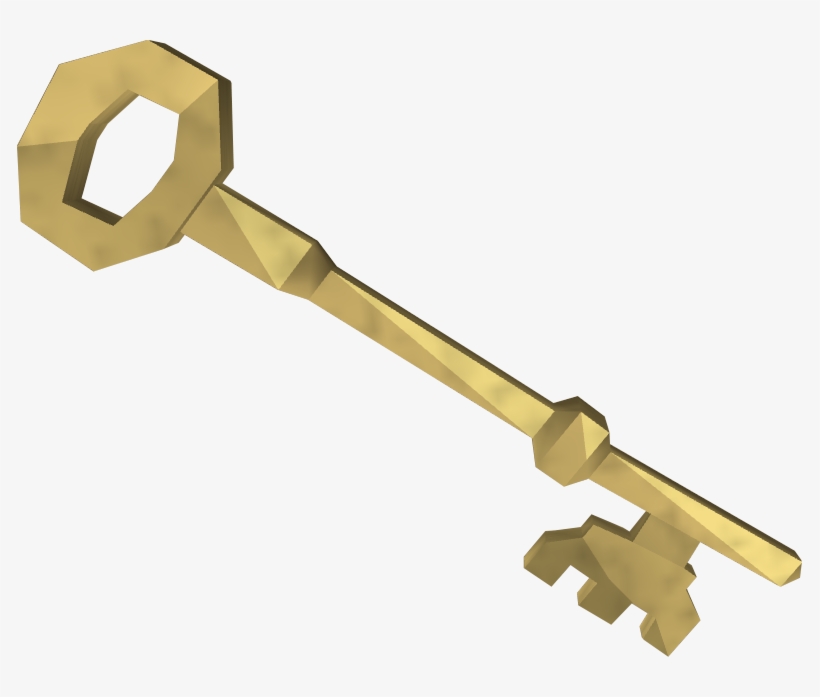 Image Key Detail Runescape - Gold Key Png, transparent png #182081