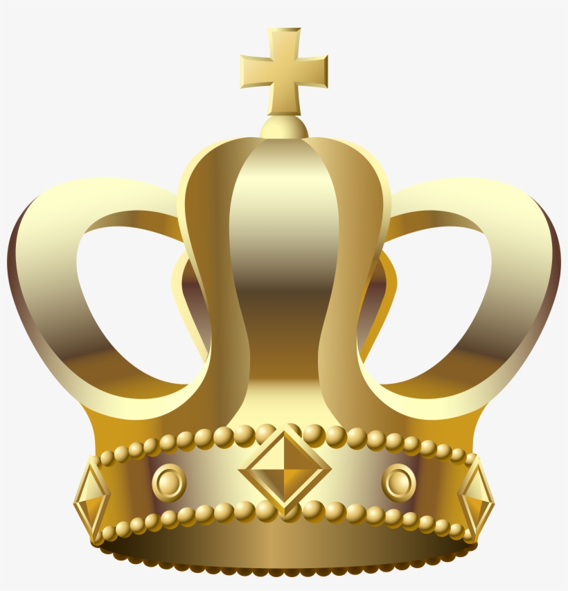 Gold Crown Transparent Png Clip Art Image, transparent png #182109