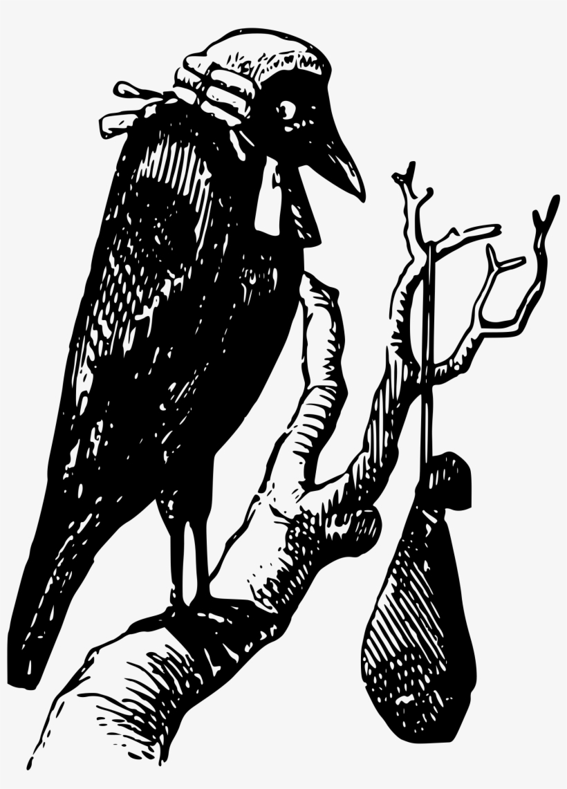 This Free Icons Png Design Of Crow Judge In A Tree, transparent png #182162