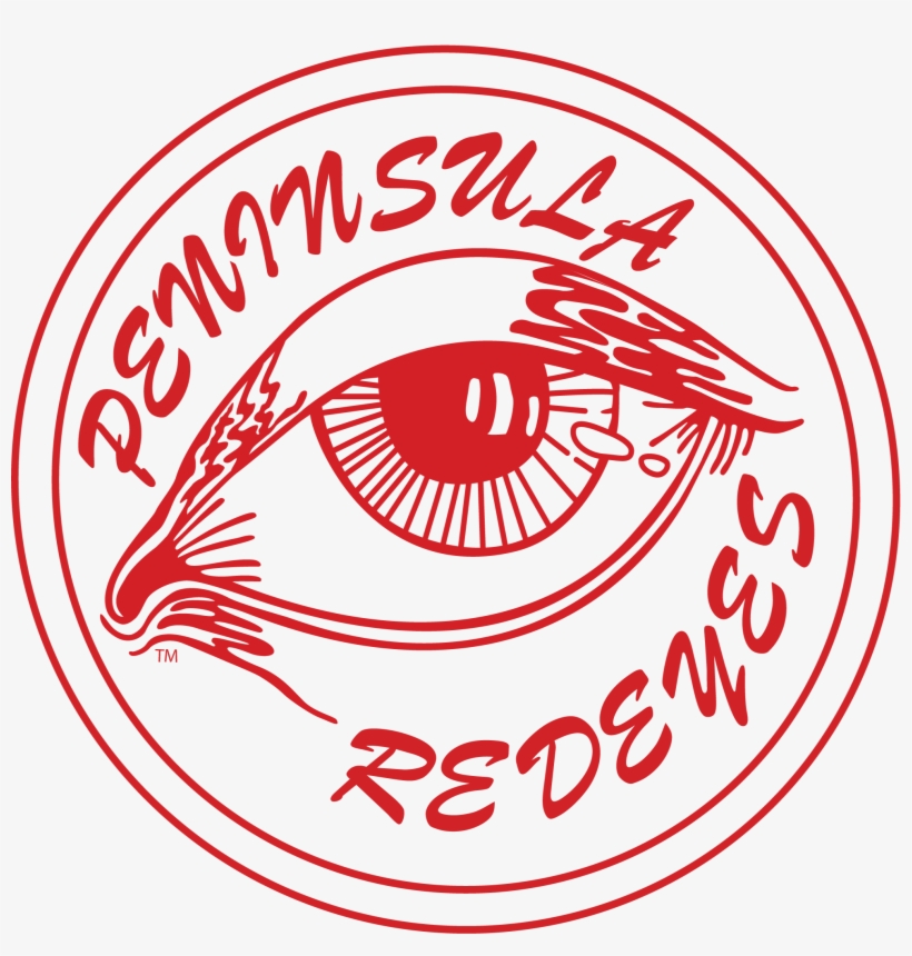 Peninsula Redeyes Round Vinyl Sticker - Posting, transparent png #182261