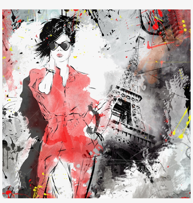 Paris Throw Pillow Cushion Cover By Ambesonne, Modern, transparent png #182363