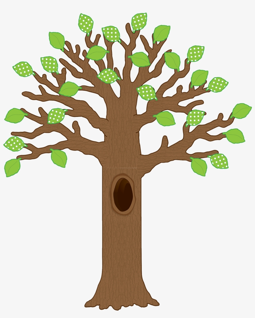 Big Tree With Polka Dot Leaves Bulletin Board Display - Giant Bulletin Board Tree, transparent png #182428