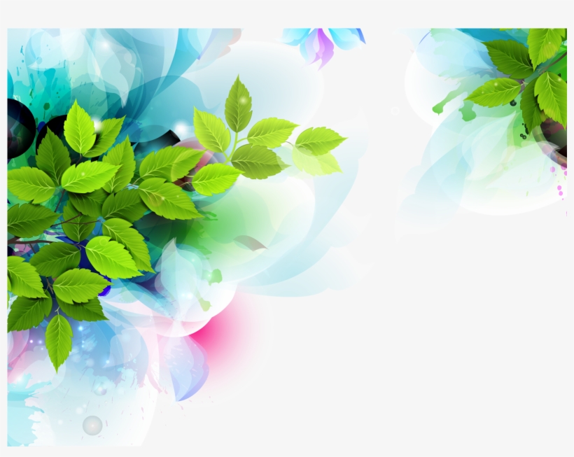 Watercolor Painting Euclidean Vector Watercolor Leaf Background