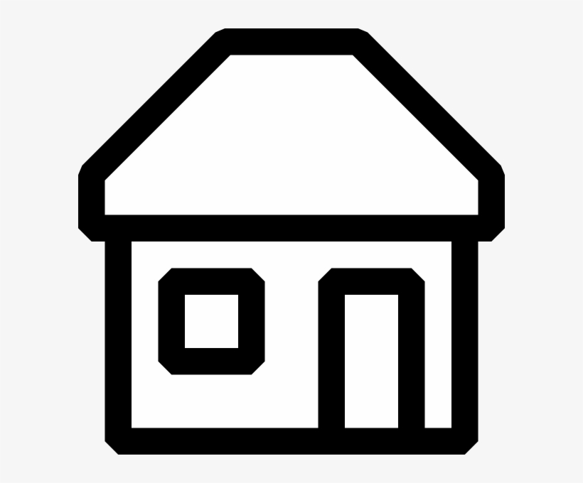 Black And White House Icon Svg Clip Arts 600 X 600, transparent png #182626