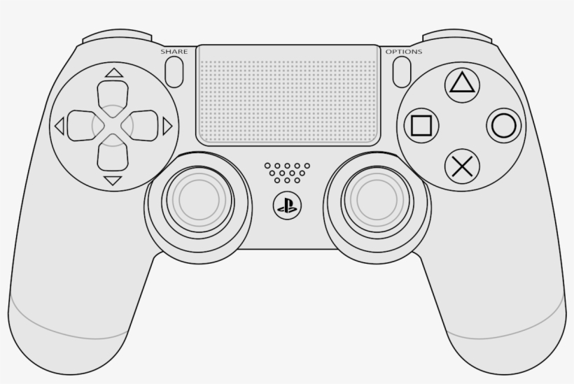 Dualshock 4 Layout Dualshock Png Free Transparent Png Download Pngkey