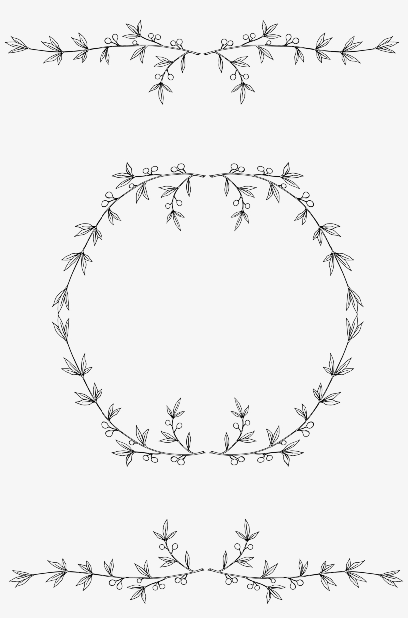 Free Olive Wreath Clip Art Stock Oh - Free Clip Art Wreath, transparent png #182724