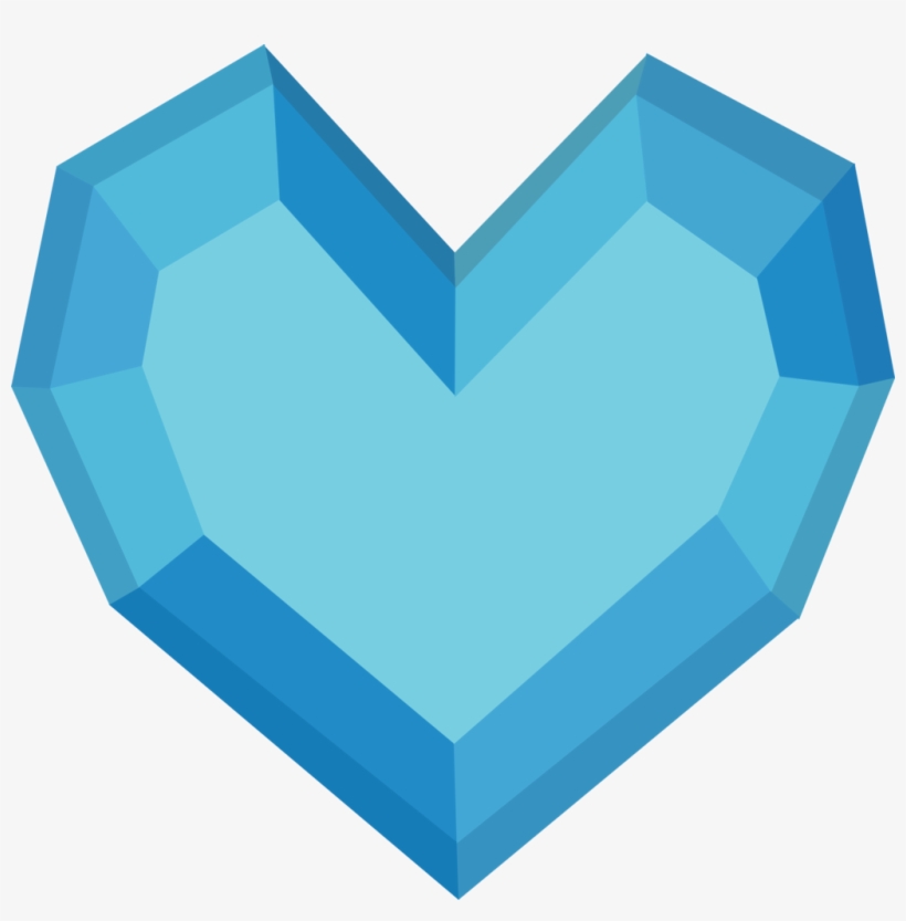 Crystal Heart Vector By Ikonradx-d5kpm9s - Crystal Heart Cutie Mark, transparent png #183260