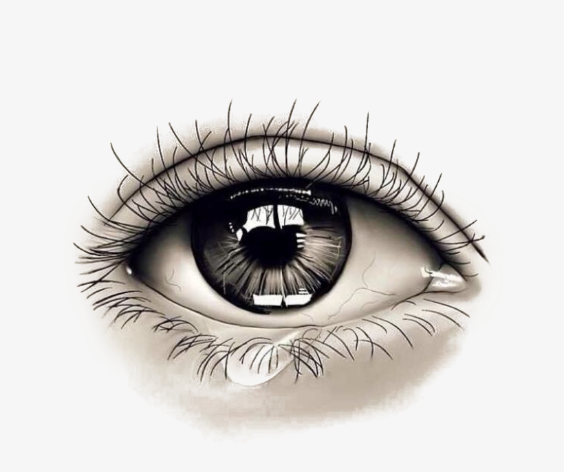 28 Collection Of Eyes Watering Drawing - Realistic Eye Tattoo Simple, transparent png #183423