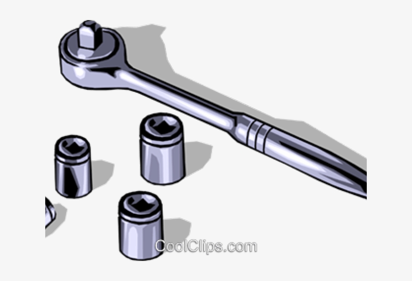 Wrench Clipart Socket Wrench - Illustration, transparent png #183496