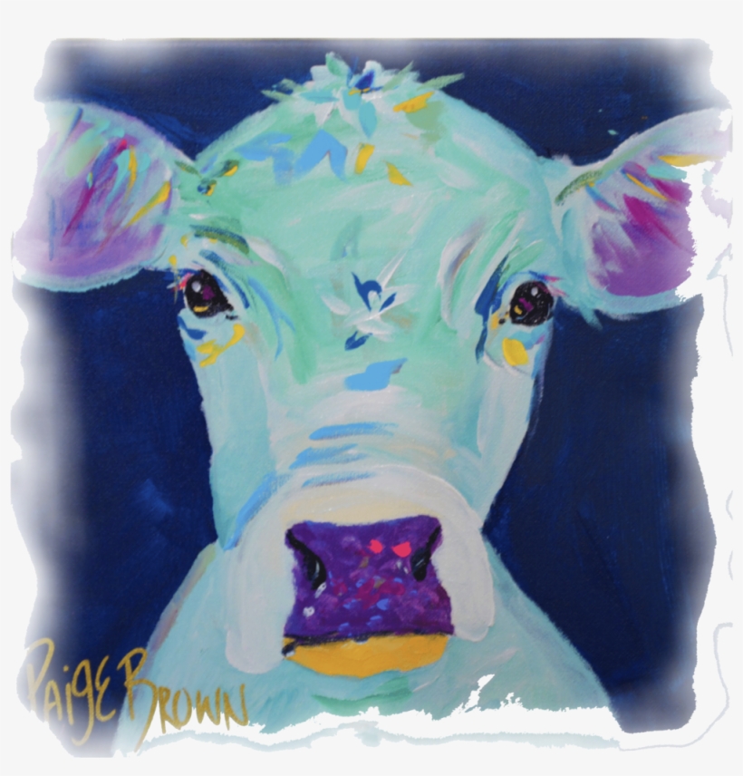Blue Cow - Dairy Cow, transparent png #183630