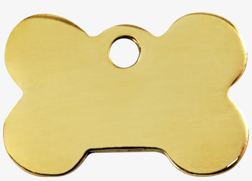 Red Dingo Brass Tag Bone 03 Bn Zz - Bone Shaped Name Plate, transparent png #183810