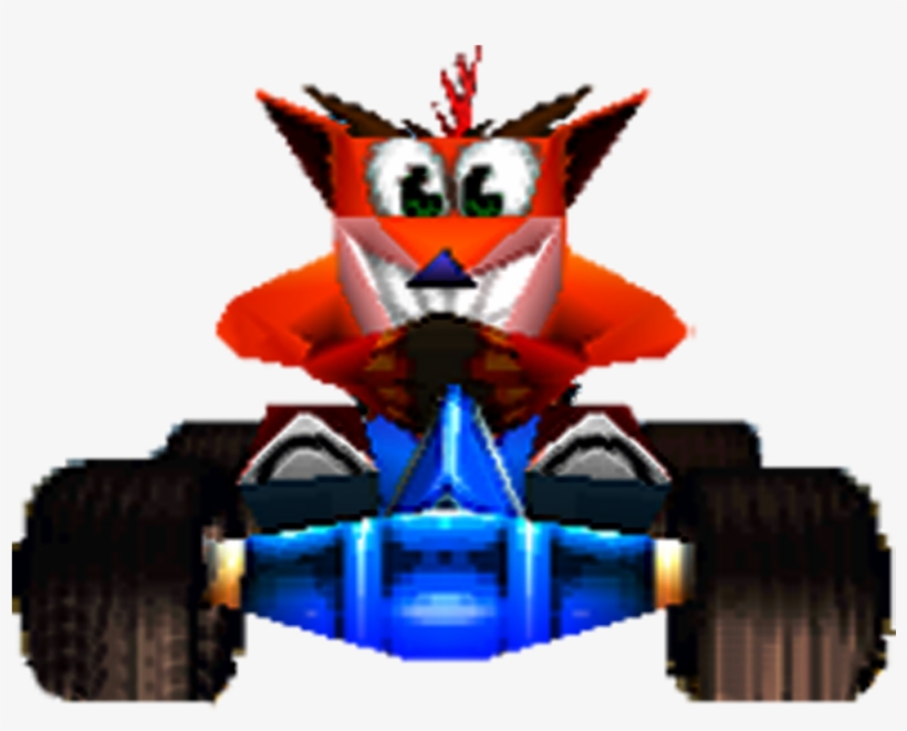 Ctr Crash In-kart - Crash Team Racing Crash Bandicoot, transparent png #184061