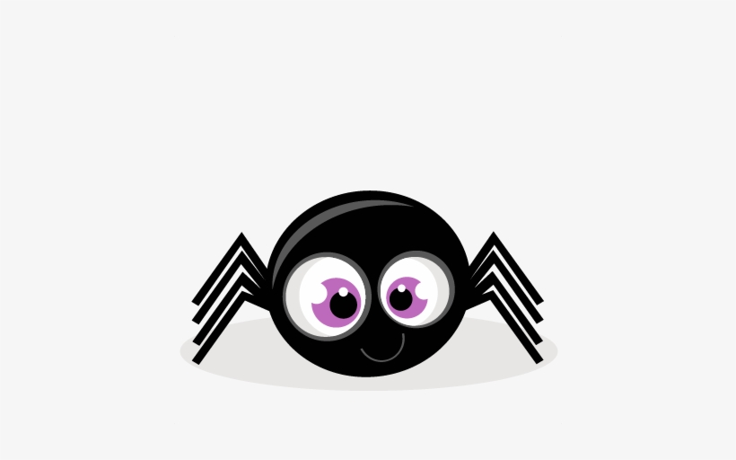 Spider Svg Scrapbook Cut File Cute Clipart Files For - Cute Spider Images Halloween, transparent png #184062