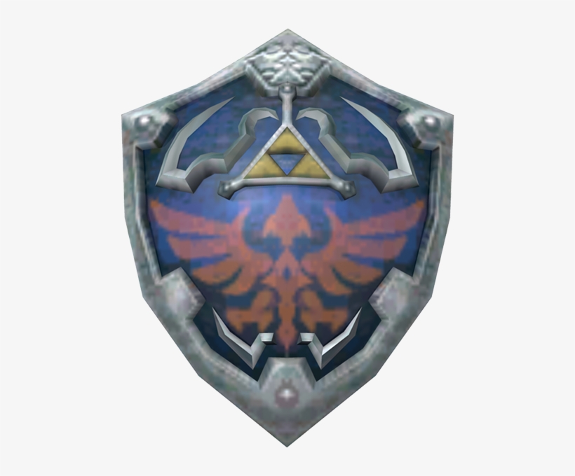 Triforce And Master Sword Tattoo Design Photo - Hylian Shield Twilight Princess, transparent png #184264