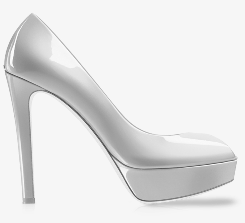 Clothes - White High Heel Transparent Background, transparent png #184292