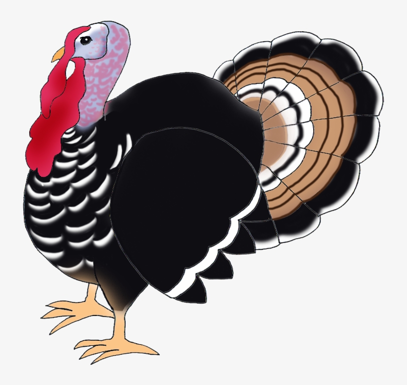 Happy Thanksgiving Clipart Png Free Stock - Turkey Bird Png, transparent png #184361