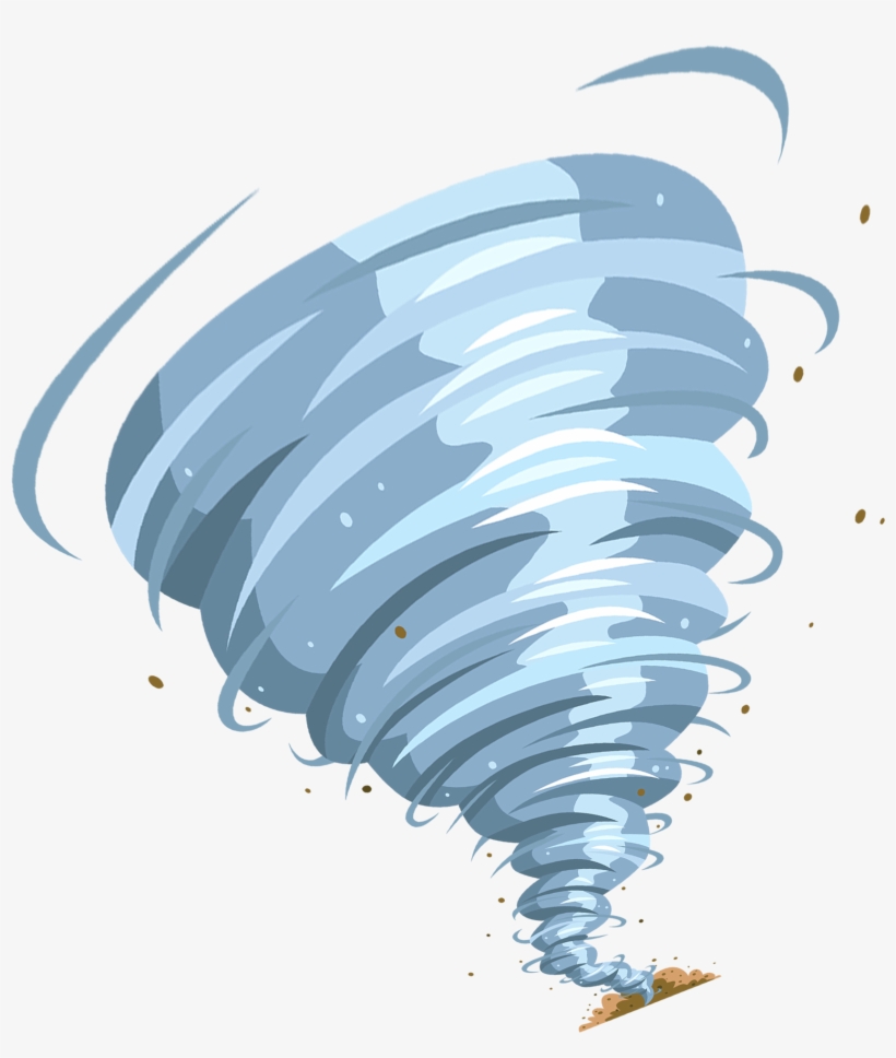 Cartoon Tornado Download - Tornado Animado Png, transparent png #184389