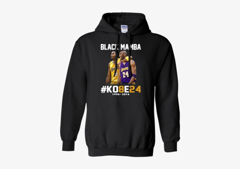 Kobe Bryant 24 Black Mamba Shirt Hoodie - 1320 Hoodie, transparent png #184412