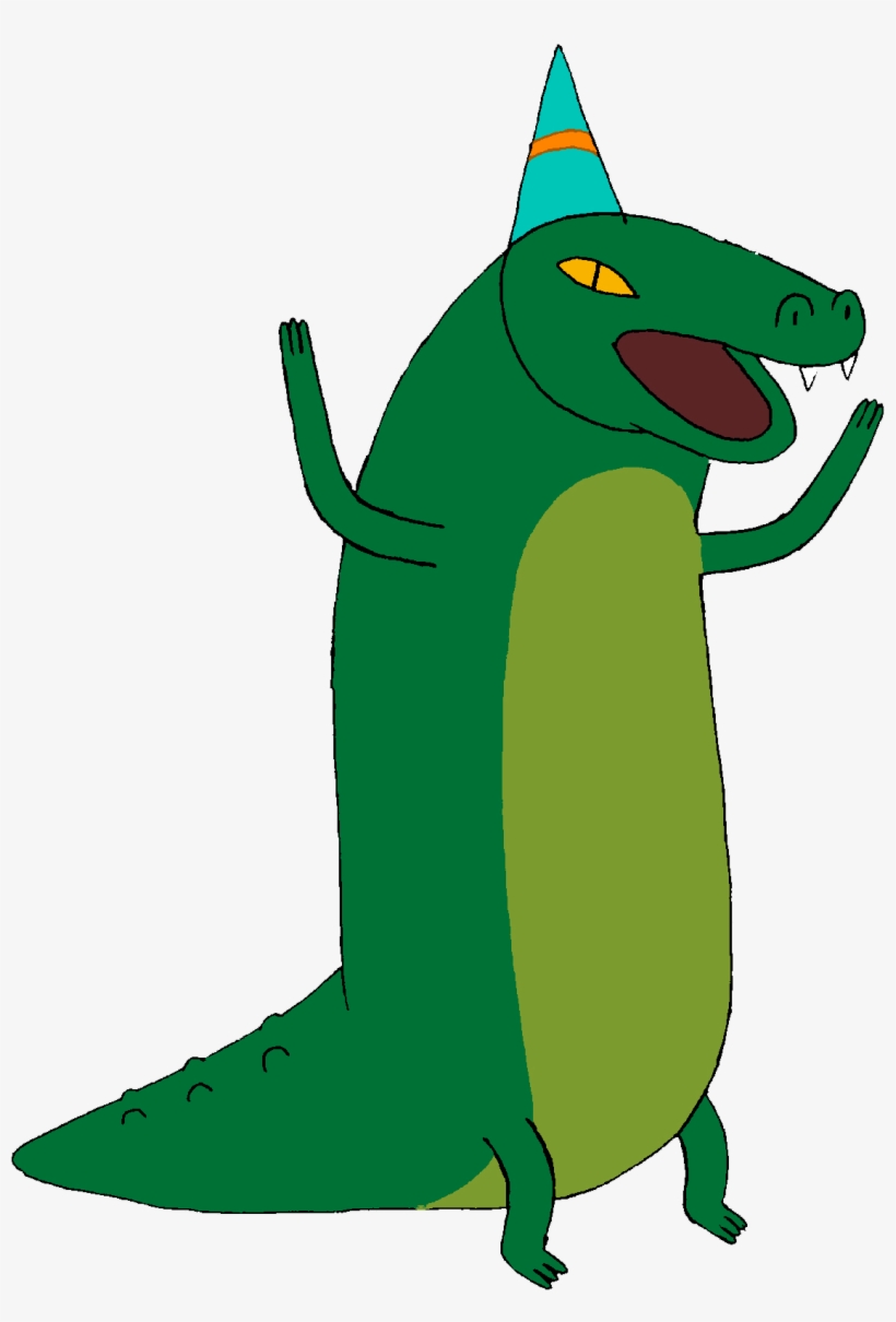 Crocodile With Party Hat, transparent png #184486