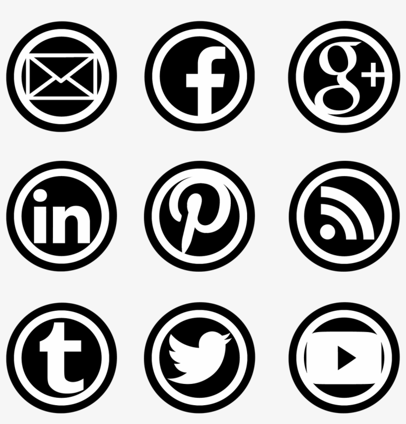 Social Network Icons Buttons - Lavoro Oggi: Le Nuove Assunzioni Ai Tempi Dei Social, transparent png #184515