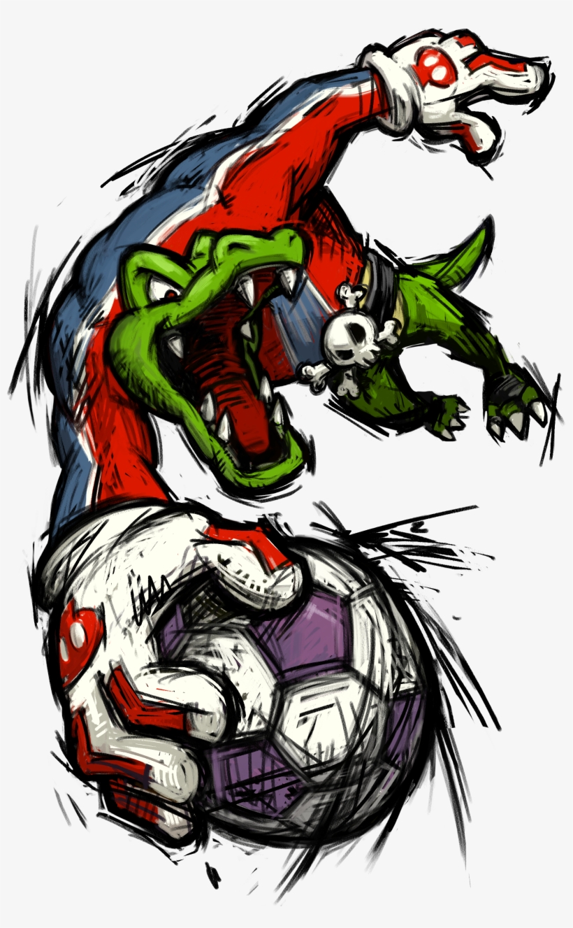 Mario Strikers Charged Super Mario Strikers, Super - Kritter Mario Strikers Charged, transparent png #184549