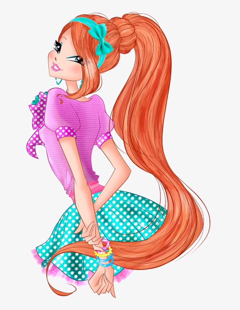 World Of Winx Chef Chic Bloom Strawberry Dotted Outfit - World Of Winx Png, transparent png #184550