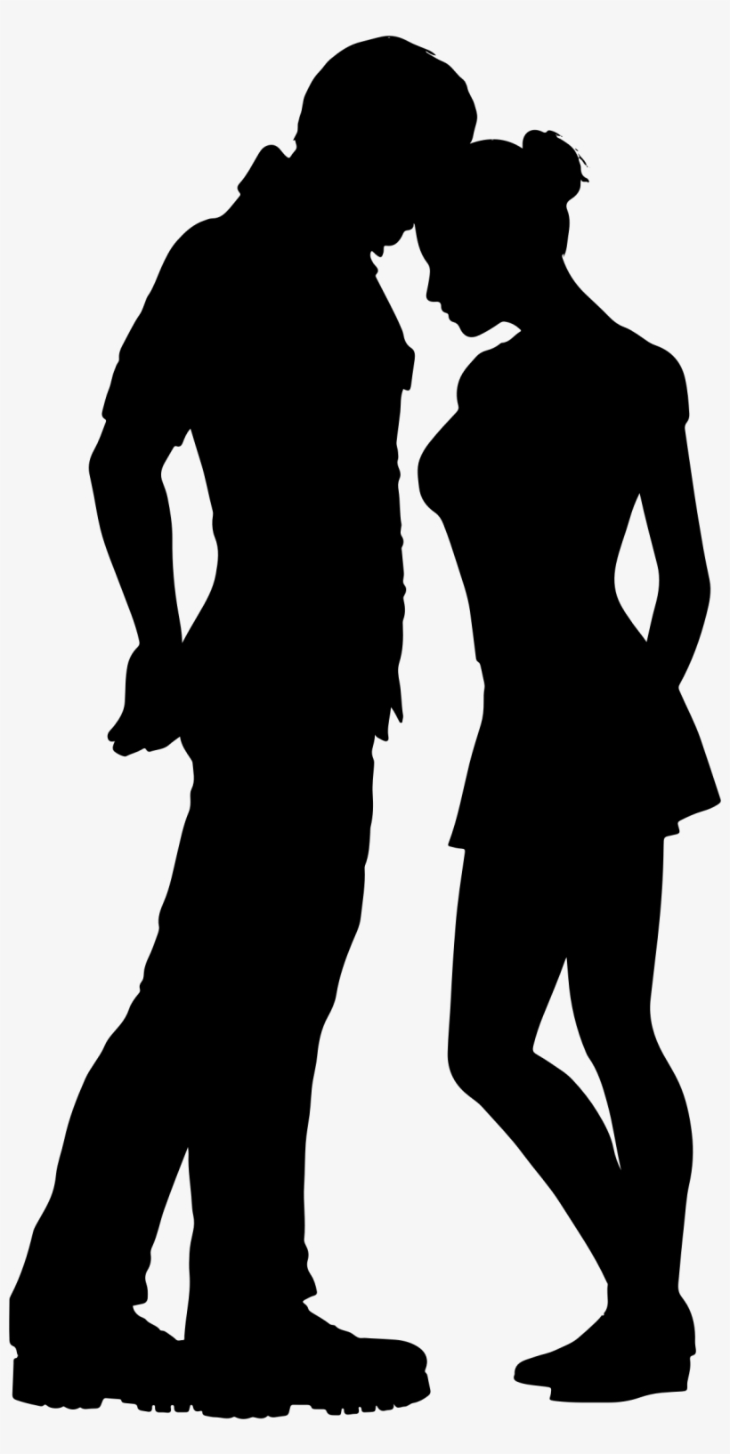 Clipart Free Download Black Couple Clipart - Tere Bina Jeena Saza Ho Gaya Lyrics, transparent png #184674