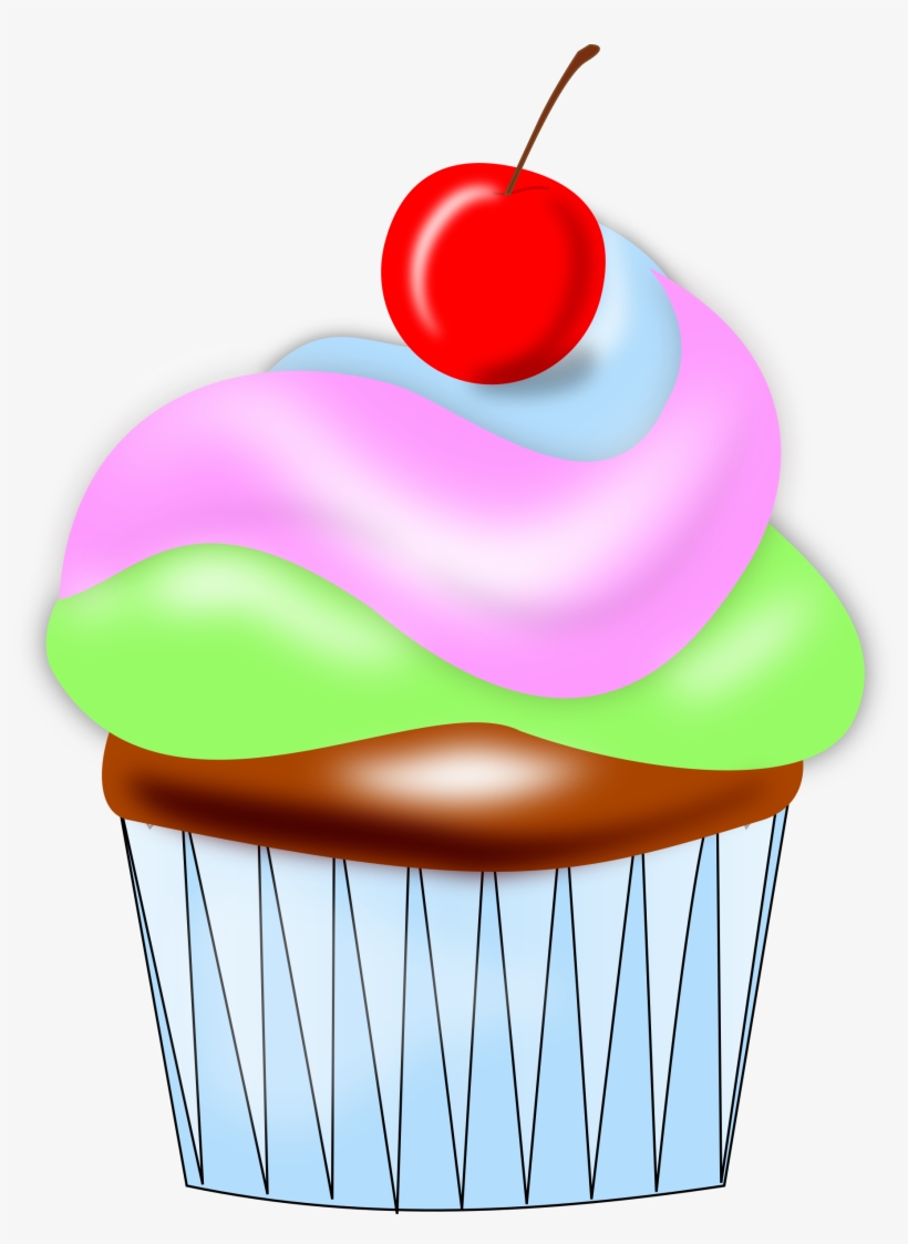 Cupcakes Clipart Small Cupcake - Big Cup Cake Clip Art, transparent png #184766