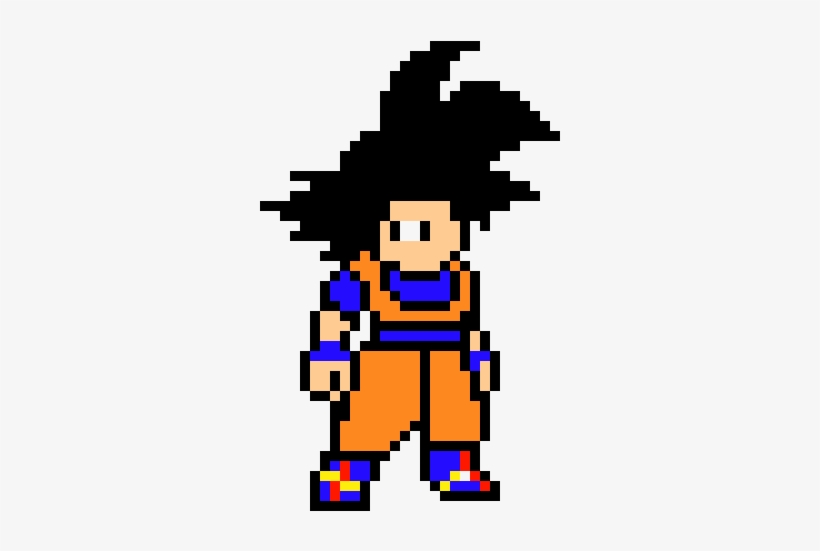 Goku Dragon Ball Z - Pixel Art Goku Ultra Instinct - Free Transparent ...