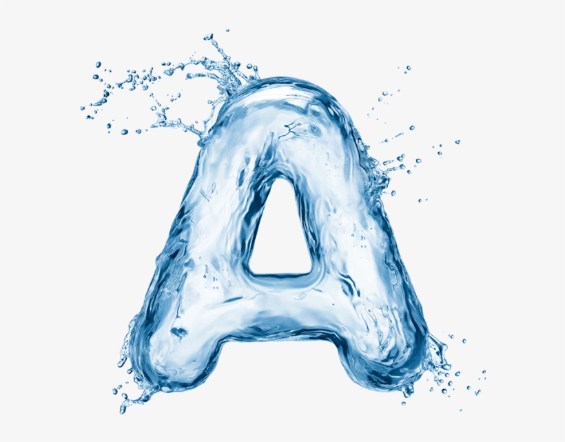 Water Splash Font, transparent png #184970