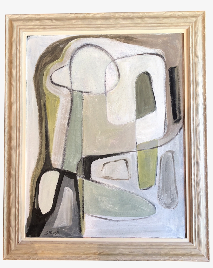 Original Stewart Ross Modernist Abstract Painting On - Modern Art, transparent png #185425