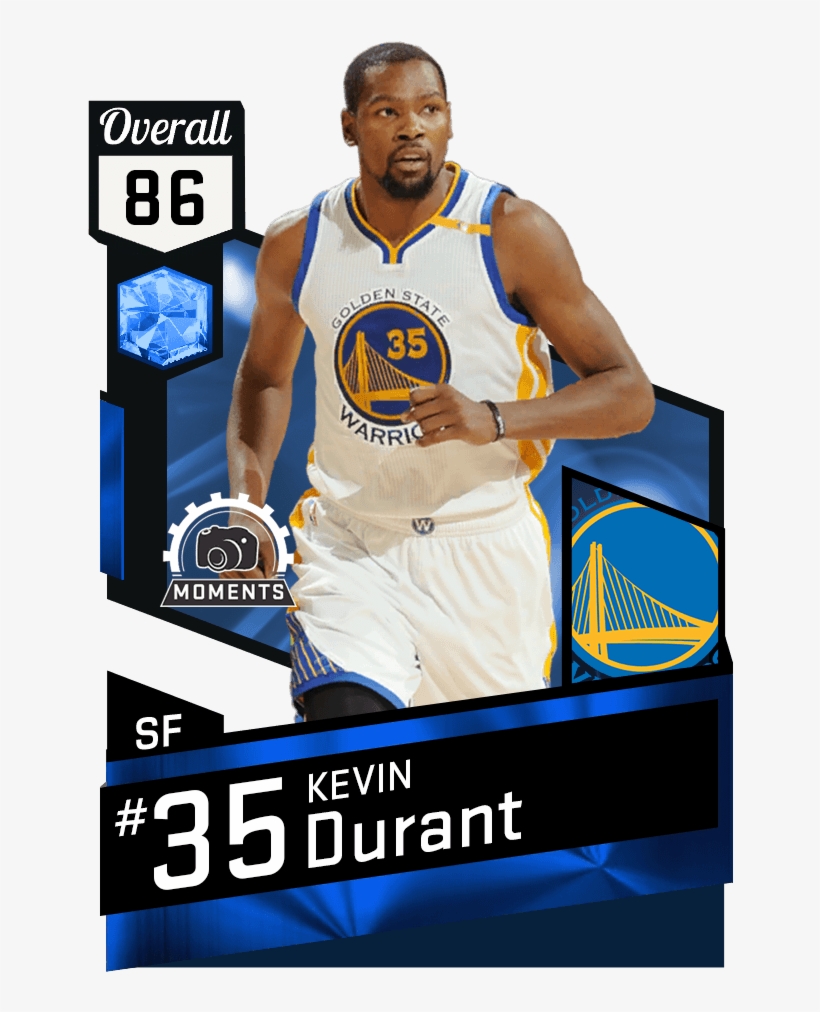 Kevin Durant - Gordon Hayward Overall Nba 2k17, transparent png #186036